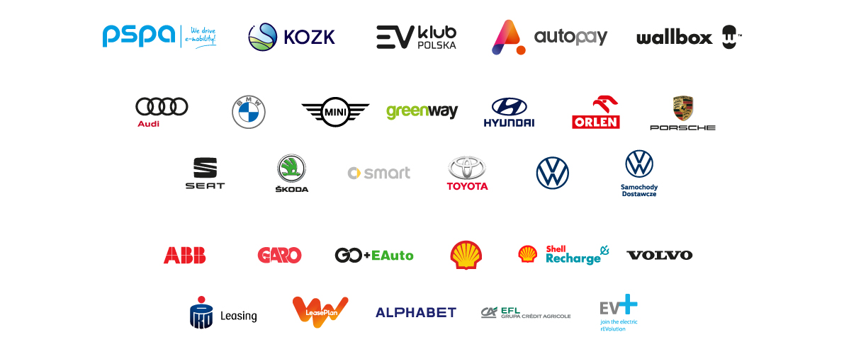 elektromobilni logotypy